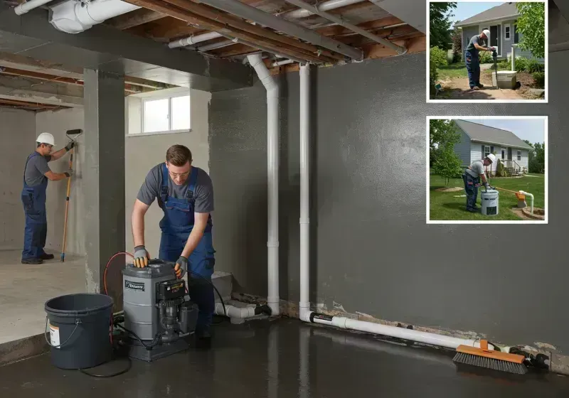 Basement Waterproofing and Flood Prevention process in Walton County, GA